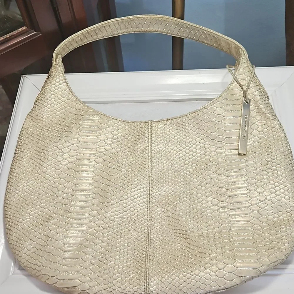 Devi Kroell for Target Metallic Gold Faux Snakeskin Hobo Women's Bag Purse